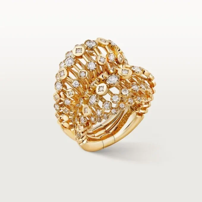 Bague Cartier Libre Polymorph, transformable, diamants