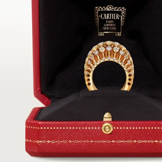 Bague Cartier Libre Polymorph, transformable, diamants