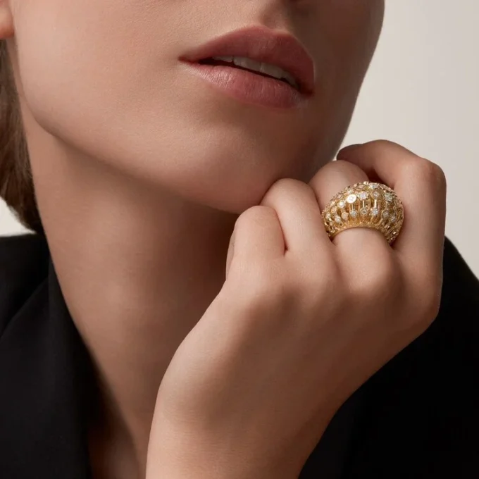 Bague Cartier Libre Polymorph, transformable, diamants