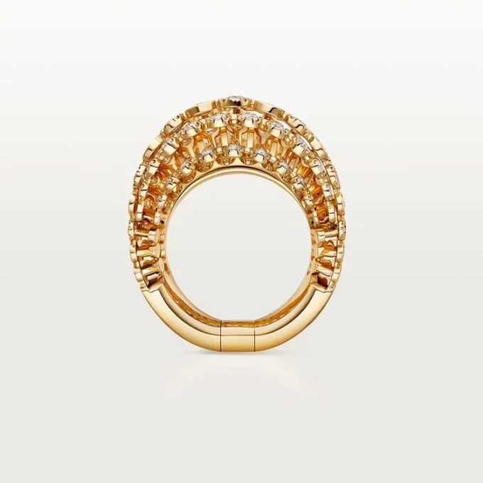 Bague Cartier Libre Polymorph, transformable, diamants