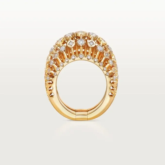 Bague Cartier Libre Polymorph, transformable, diamants