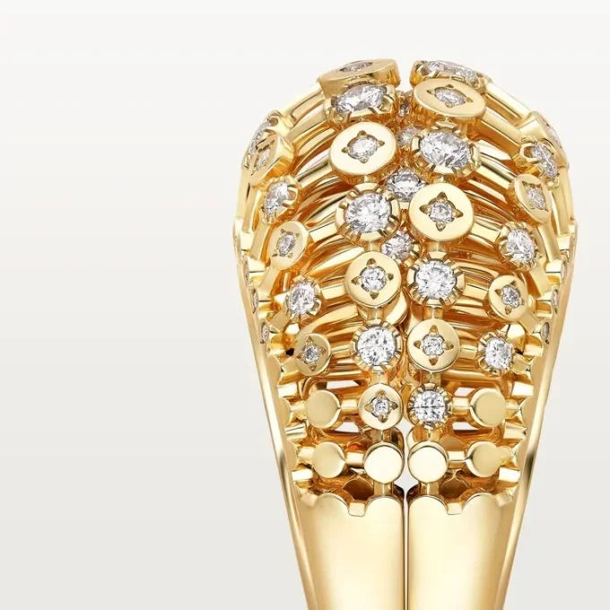 Bague Cartier Libre Polymorph, transformable, diamants