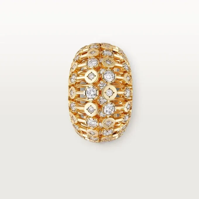 Bague Cartier Libre Polymorph, transformable, diamants