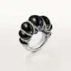 Bague Cartier Libre Tressage, métaquartzite, diamants