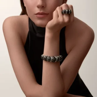 Bague Cartier Libre Tressage, métaquartzite, diamants