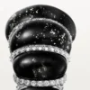 Bague Cartier Libre Tressage, métaquartzite, diamants