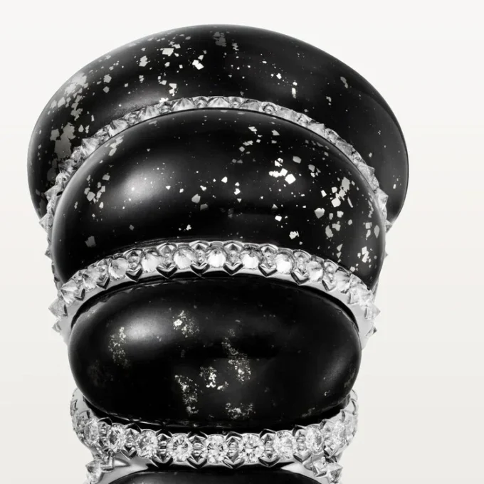 Bague Cartier Libre Tressage, métaquartzite, diamants