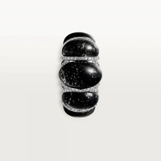 Bague Cartier Libre Tressage, métaquartzite, diamants
