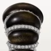 Bague Cartier Libre Tressage, obsidienne, diamants