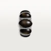 Bague Cartier Libre Tressage, obsidienne, diamants
