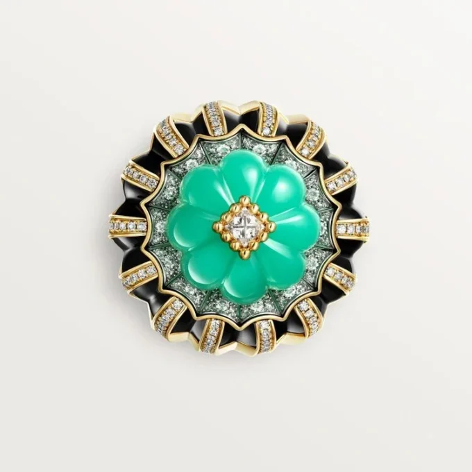 Bague Cartier Libre Tuttitutti, chrysoprase, diamants