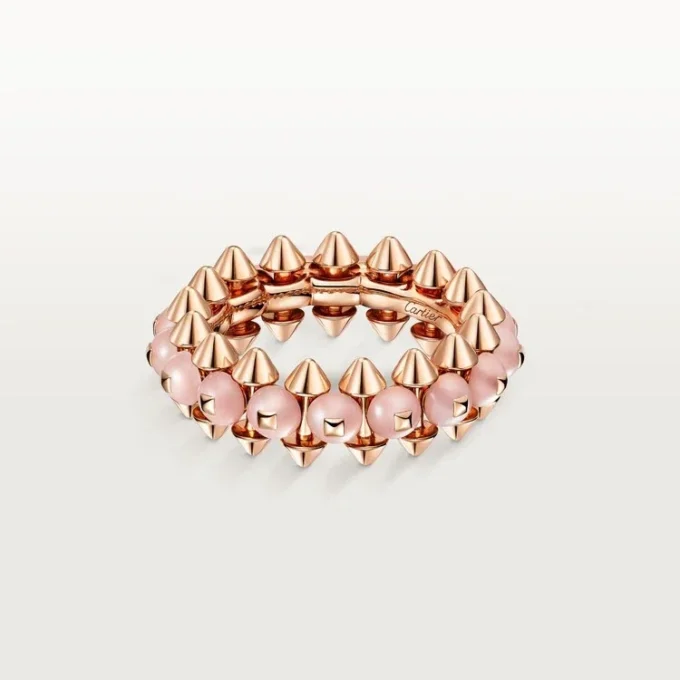 Bague Clash de Cartier, calcédoine rose