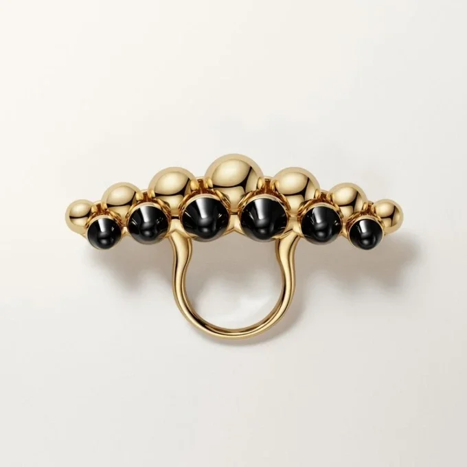 Bague Clash de Cartier, modèle extra-large, onyx