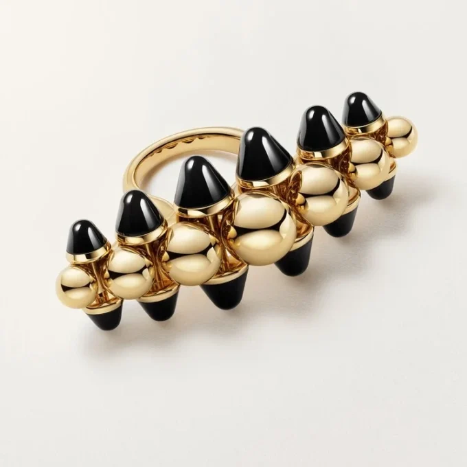 Bague Clash de Cartier, modèle extra-large, onyx