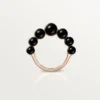 Bague Clash de Cartier, onyx, modèle extra-large, diamants