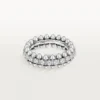 Bague Clash de Cartier, petit modèle, pavée