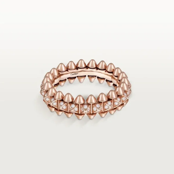 Bague Clash de Cartier, petit modèle, pavée