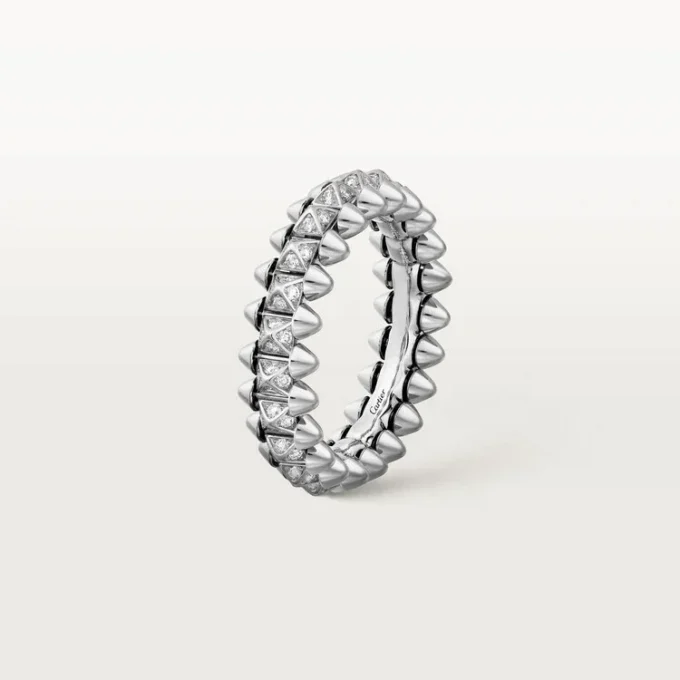 Bague Clash de Cartier, petit modèle, pavée