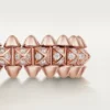Bague Clash de Cartier, petit modèle, pavée