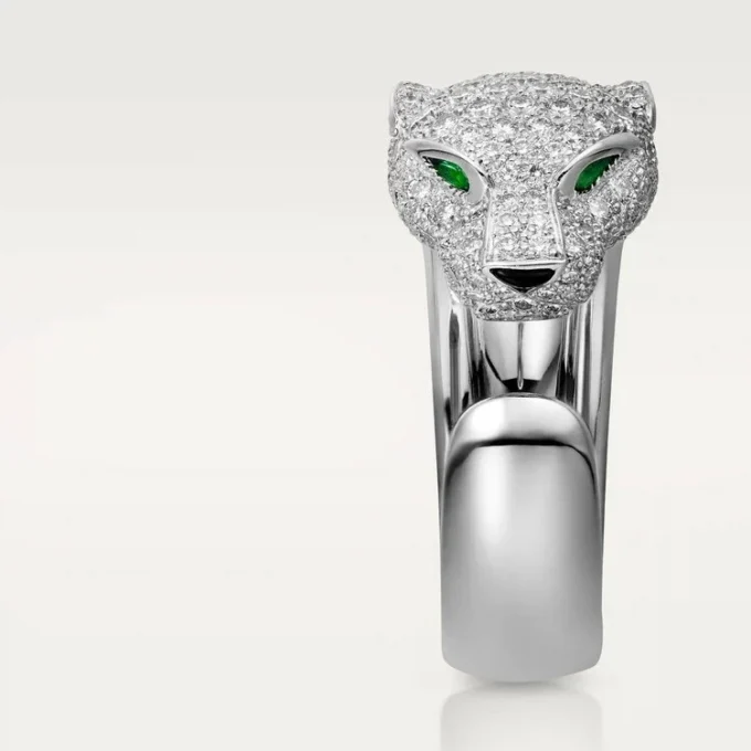 Bague en diamants Panthere de Cartier, or blanc | Cartier US