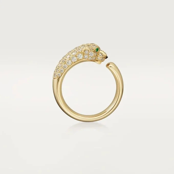 Bague en diamants Panthere de Cartier, or jaune | Cartier US
