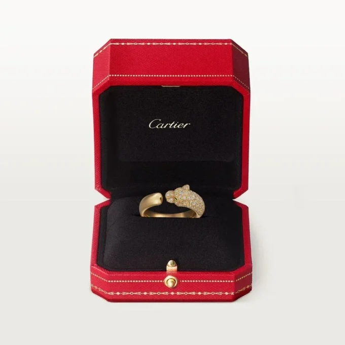 Bague en diamants Panthere de Cartier, or jaune | Cartier US