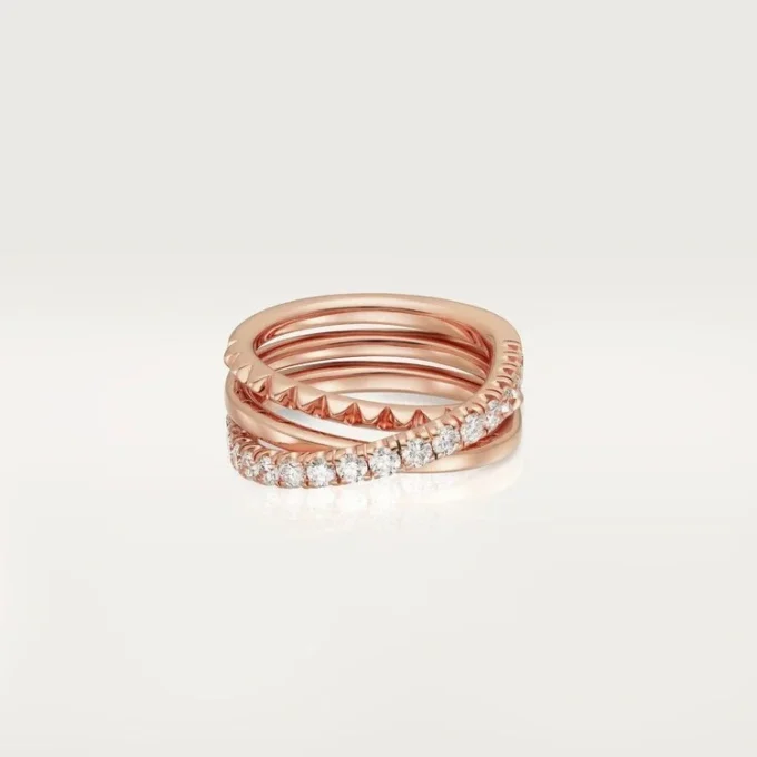 Bague Etincelle De Cartier – Or rose, diamants – Cartier