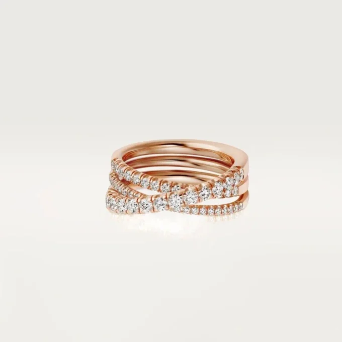 Bague Etincelle de Cartier – Or rose, diamants – Cartier