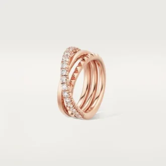 Bague Etincelle De Cartier – Or rose, diamants – Cartier
