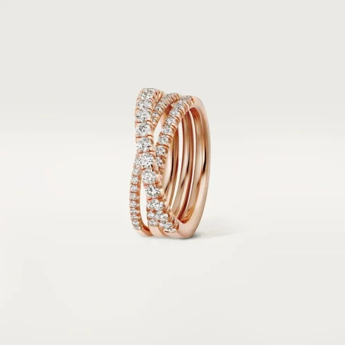 Bague Etincelle de Cartier – Or rose, diamants – Cartier