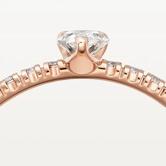 Bague Etincelle de Cartier – Or rose, diamants – Cartier Bague Etincelle de Cartier – Or rose, diamants – Cartier