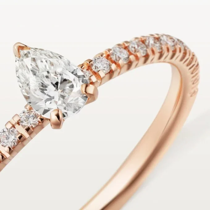 Bague Etincelle de Cartier – Or rose, diamants – Cartier Bague Etincelle de Cartier – Or rose, diamants – Cartier