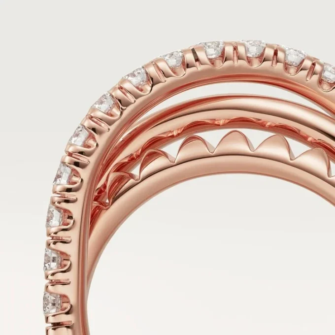 Bague Etincelle De Cartier – Or rose, diamants – Cartier