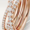 Bague Etincelle de Cartier – Or rose, diamants – Cartier