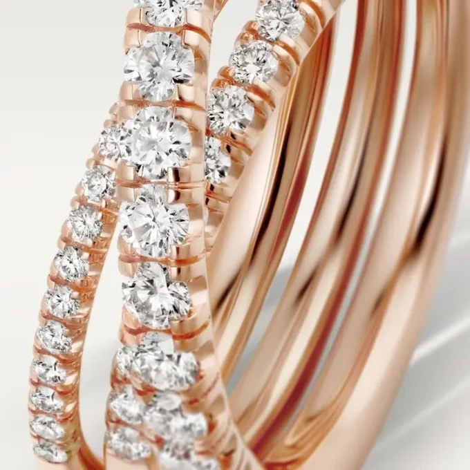 Bague Etincelle de Cartier – Or rose, diamants – Cartier