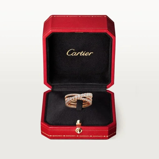 Bague Etincelle de Cartier – Or rose, diamants – Cartier
