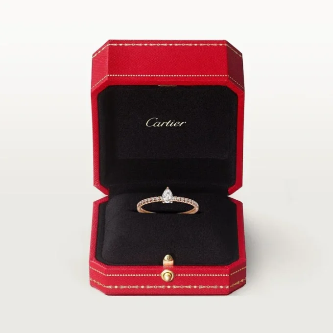 Bague Etincelle de Cartier – Or rose, diamants – Cartier Bague Etincelle de Cartier – Or rose, diamants – Cartier