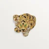 Bague Faune et Flore de Cartier, diamants jaunes, orange et bruns, pavés