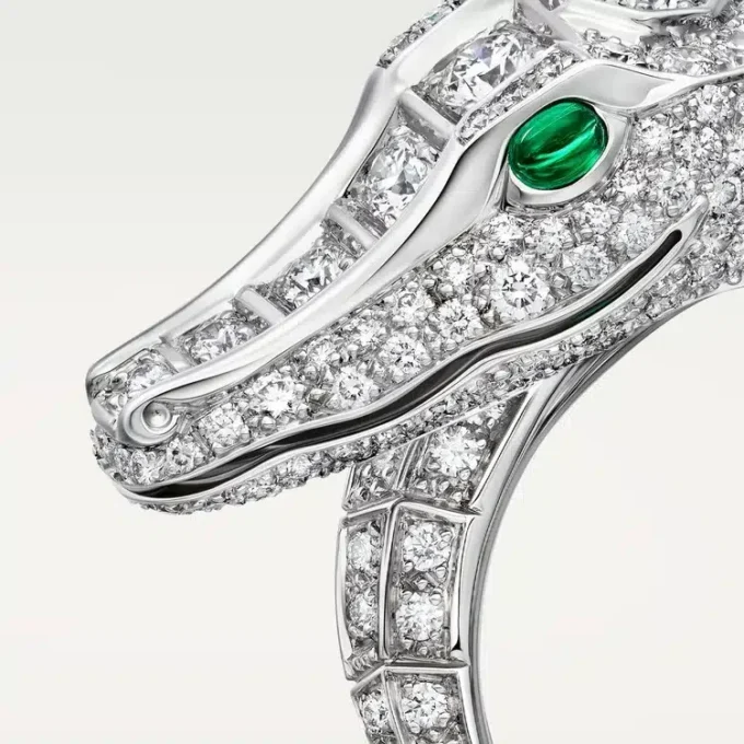 Bague Faune et Flore de Cartier, pavée