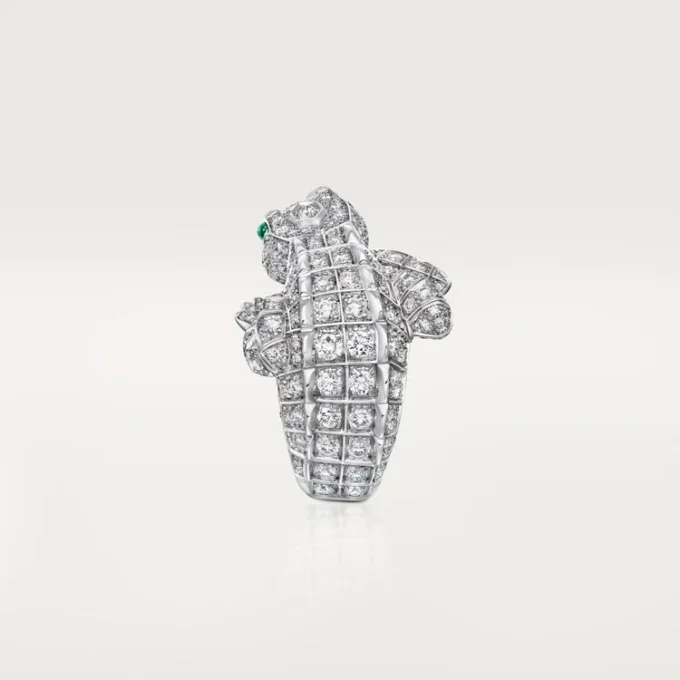 Bague Faune et Flore de Cartier, pavée