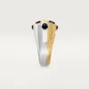 Bague Geometrie & Contrastes, onyx, pavée