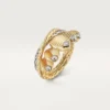 Bague Grain de Café, diamants