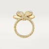 Bague Grain de Café, diamants