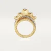 Bague Grain de Café, diamants