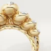 Bague Grain de Café, diamants