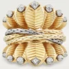 Bague Grain de Café, diamants