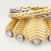 Bague Grain de Café, diamants