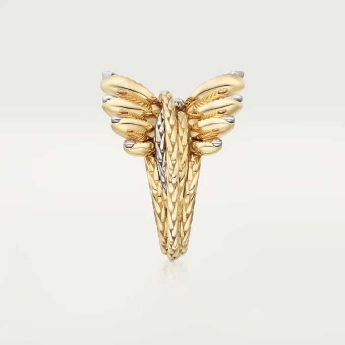 Bague Grain de Café, diamants