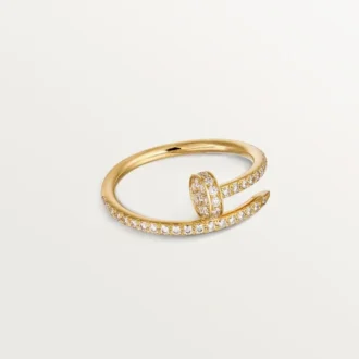 Bague Juste Un Clou en diamants, or jaune | Cartier US