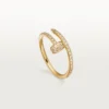 Bague Juste Un Clou en diamants, or jaune | Cartier US